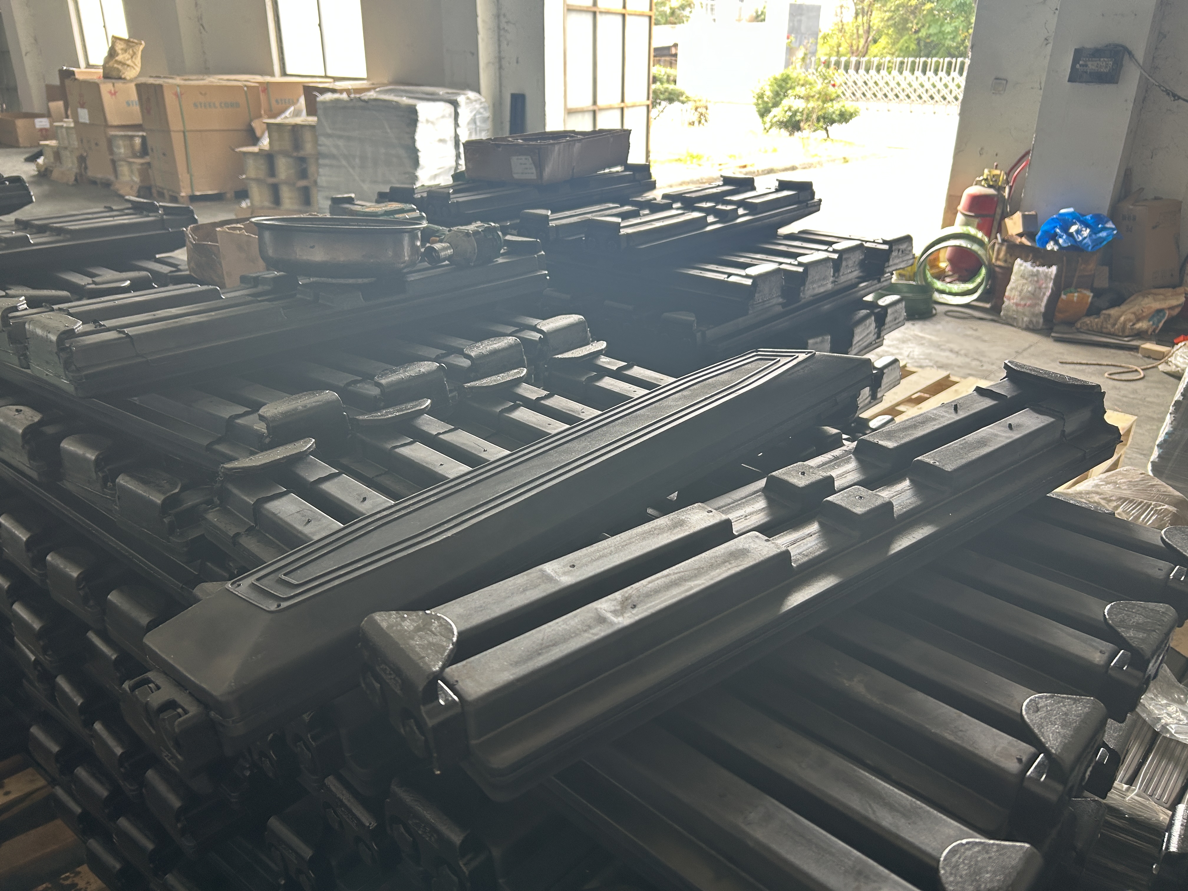 clip on rubber track pads