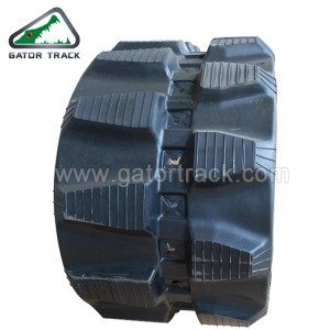 Factory best selling Strong Rubber Track for Mini Excavator and Small Robot (130X72X29)